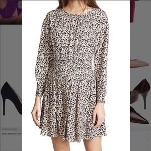 Rebecca Taylor Leopard Swing Dress Sz 8